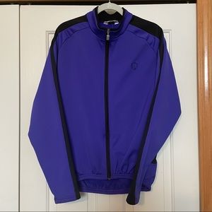 Pearl Izumi Purple and Black Bomber Jacket